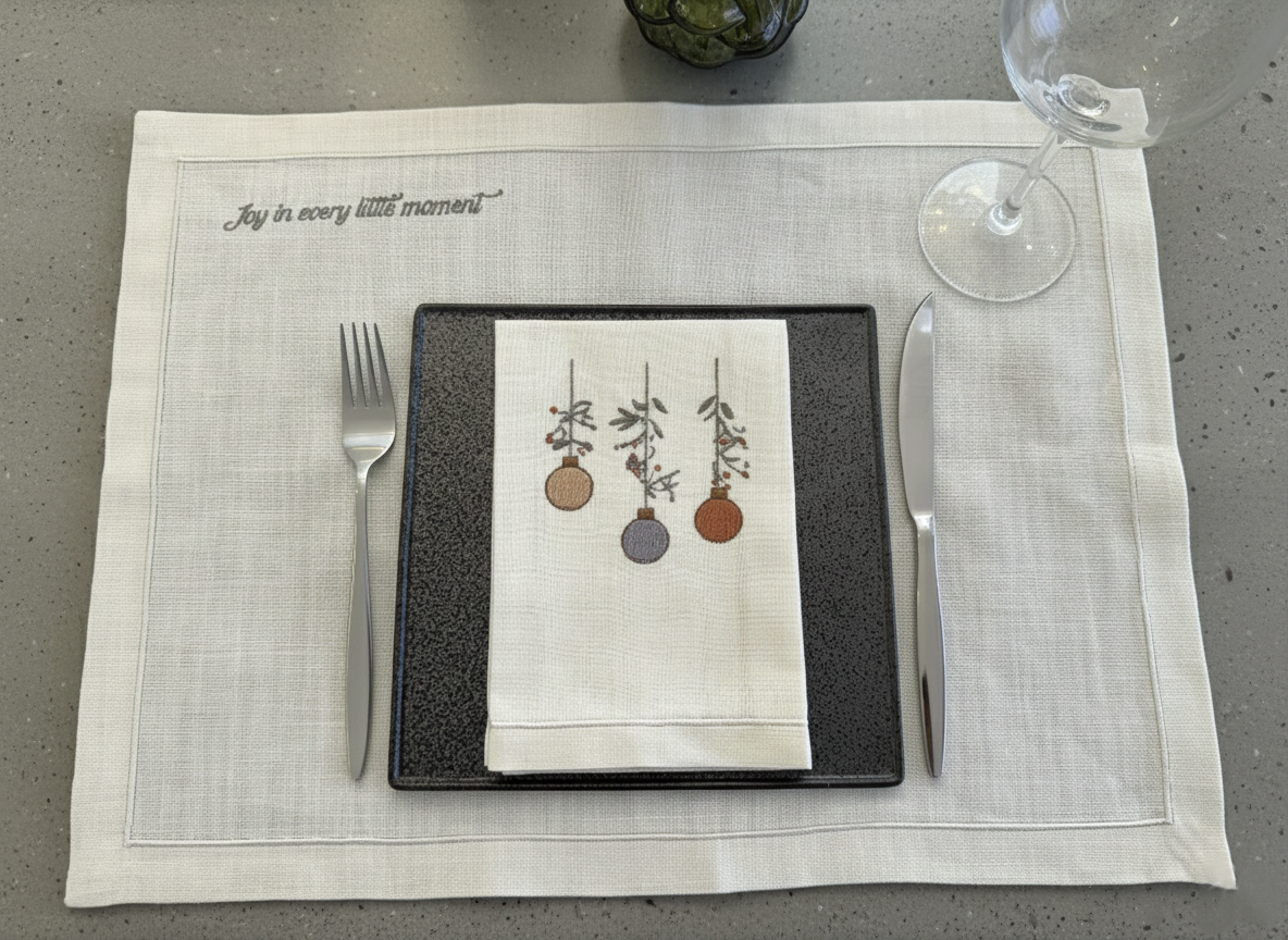Silent Bloom Table Set