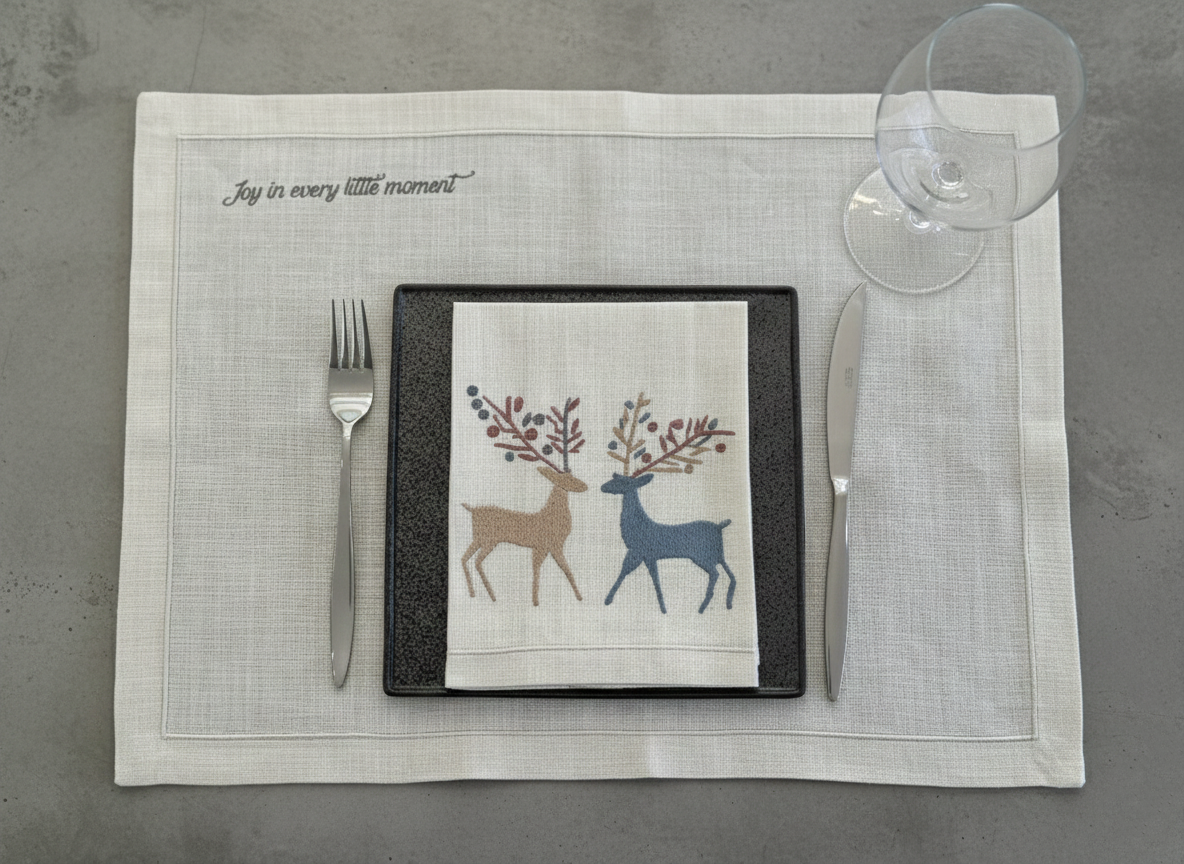 Pastel Deer Dining Set