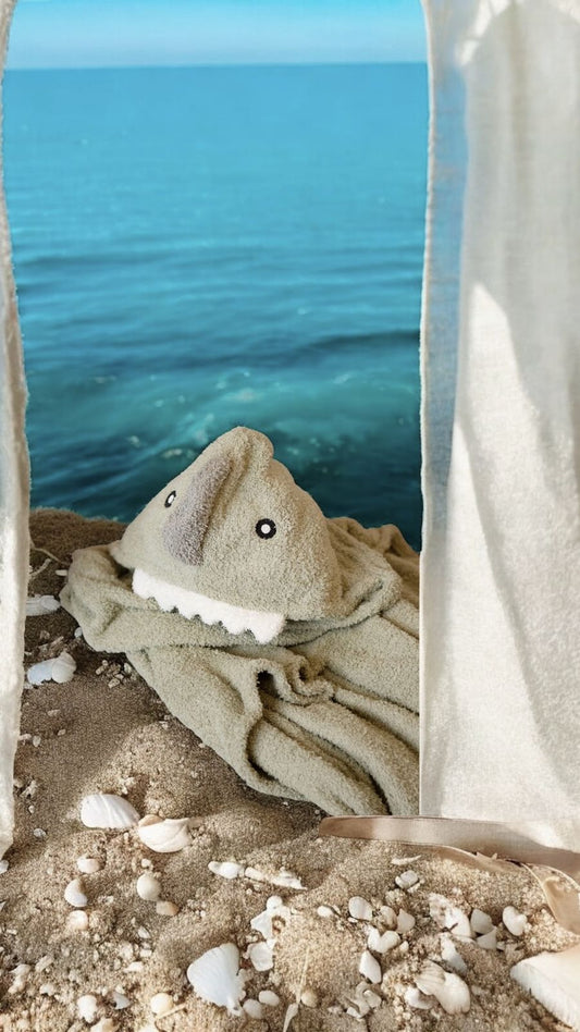 Mint Dino Durable Towel