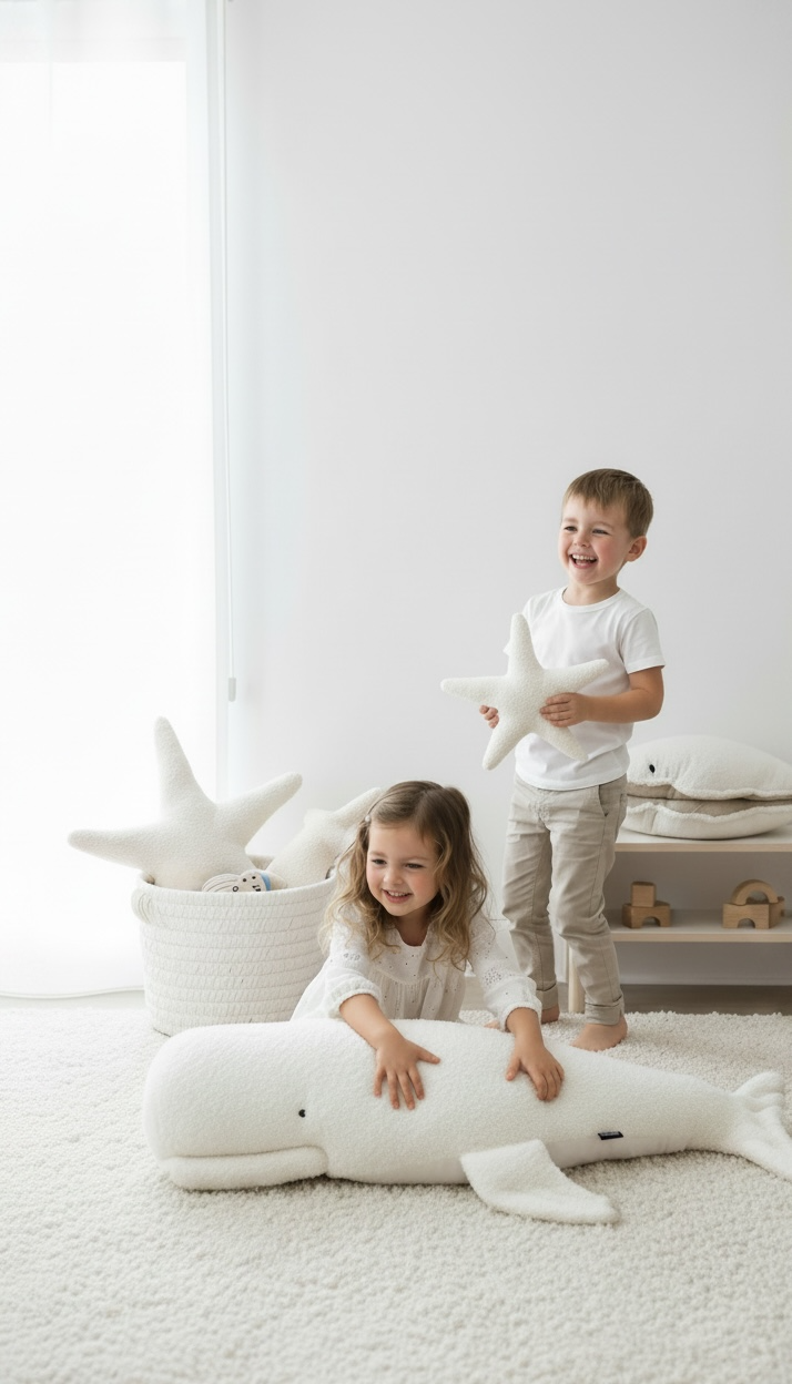Snuggly Sea Creatures - White