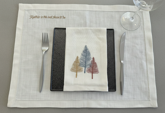 Luxe Winter Linen Table Set