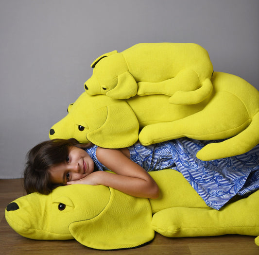 Lazy Dog Pouf Set