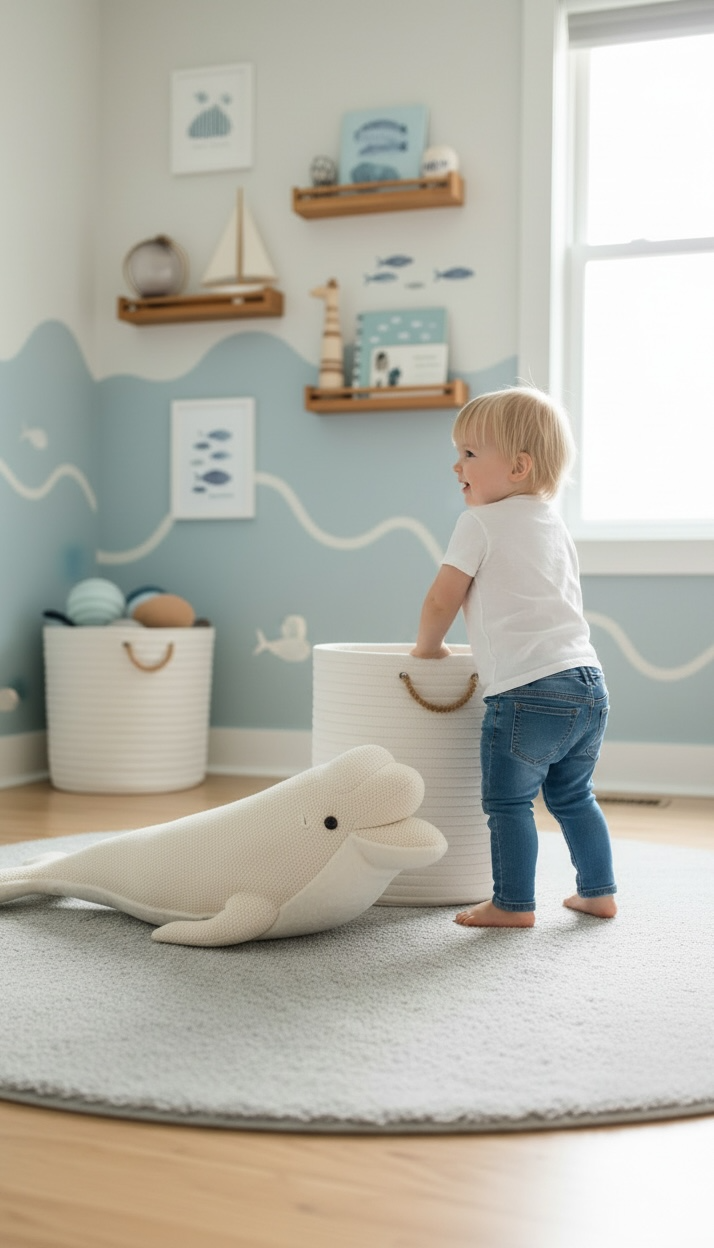White Beluga Pouf
