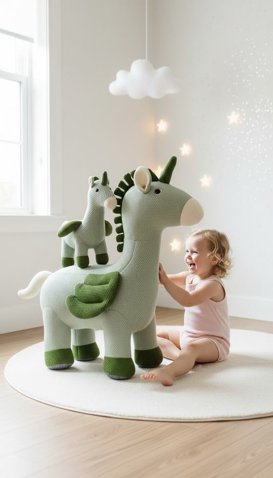 Green Magical Unicorn