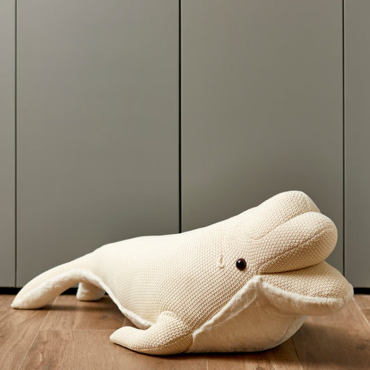 White Beluga Pouf