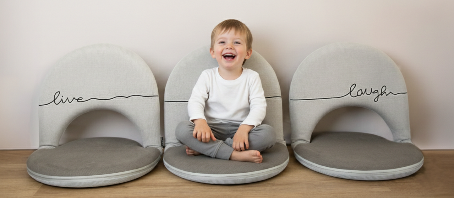Grey DualTone - FlexiFold Comfort: Unique practical chairs