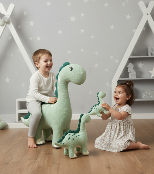 DinoCuddle Clan: Unique Crochet Collection
