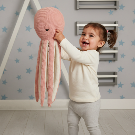 Pink Large Octopus